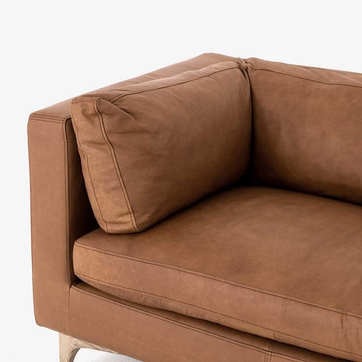 Air Leather Loveseat Sofa