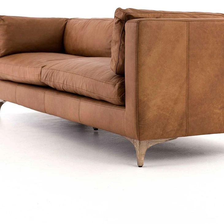 Air Leather Loveseat Sofa