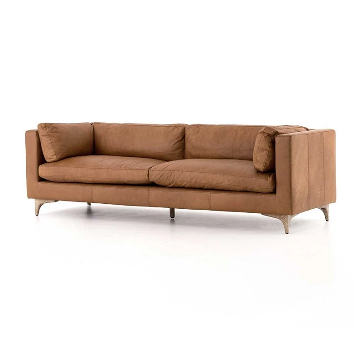 Air Leather Loveseat Sofa