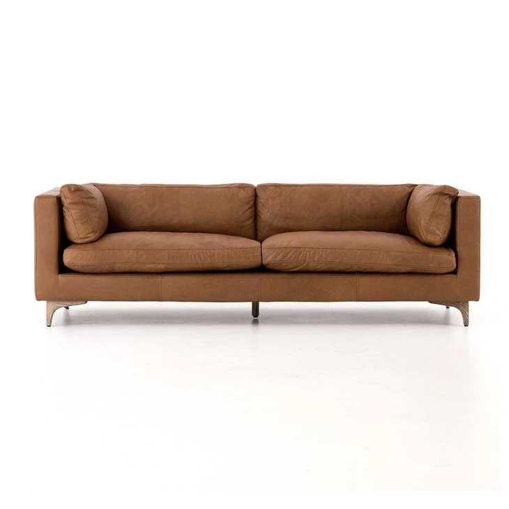 Air Leather Loveseat Sofa