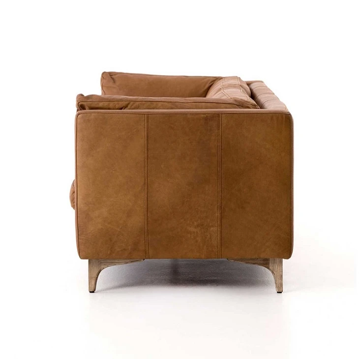 Air Leather Loveseat Sofa