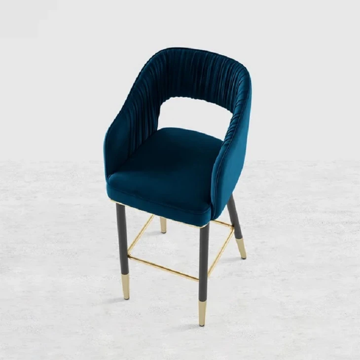 High End Fabric Bar Stool