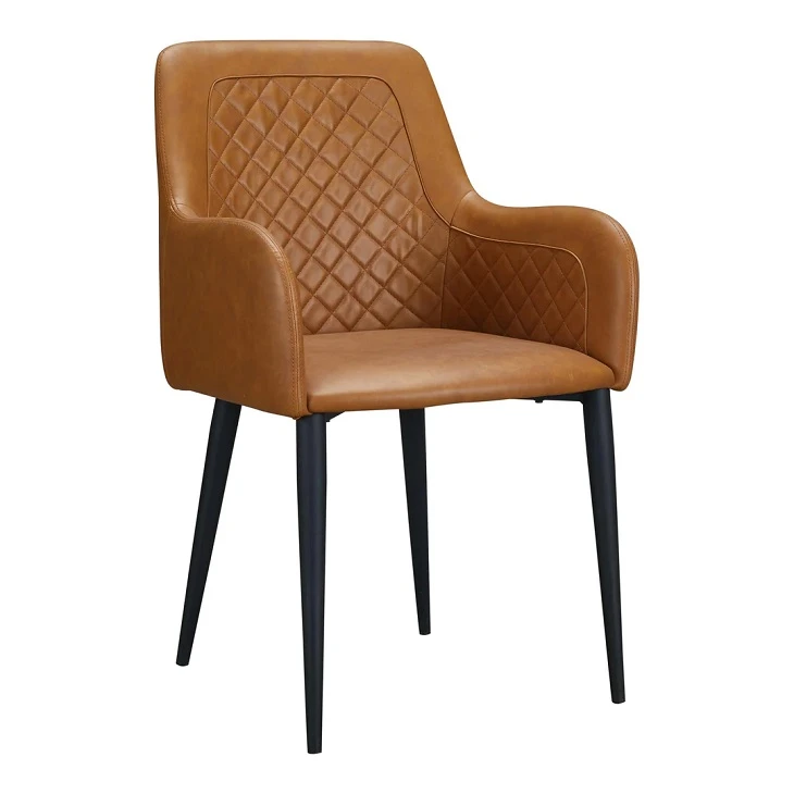 Wood Framed Leather Chair